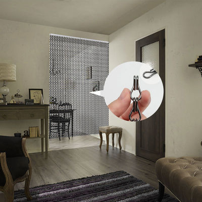 Ecrã de mosca de cadeia de alumínio Solução ideal para controle de insetos e ventilação