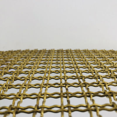 Forma de buraco quadrado Eco-friendly 30m de aço inoxidável de prata painéis decorativos de fio / fachadas de malha de fio