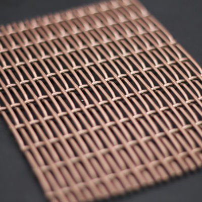 Grelhas de malha decorativa de 3 mm de espessura com forma de buraco quadrado