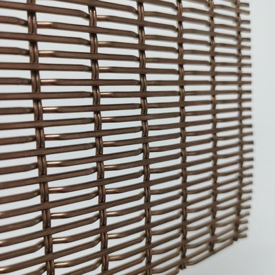 Grades de malha decorativa à prova de fogo com tratamento de superfície PVDF