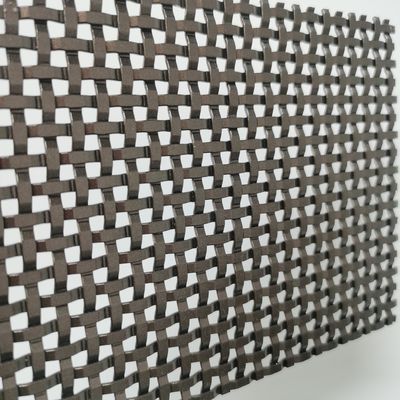 Grelhas de malha de arame tecido decorativas de aço inoxidável para arquitetura