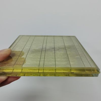 Malha de tecido personalizada para produção de vidro laminado decorativo