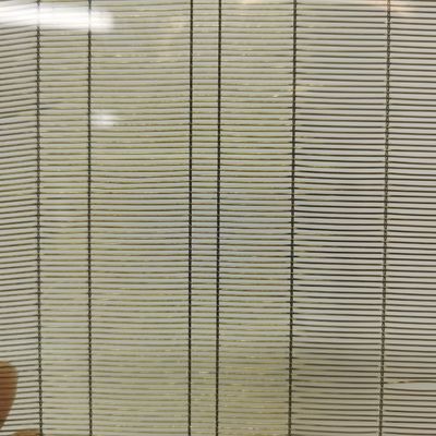 Malha de tecido personalizada para produção de vidro laminado decorativo