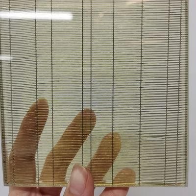 Malha de tecido personalizada para produção de vidro laminado decorativo