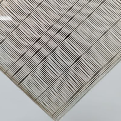 Alta resistência à tração Resistência à tração Rede de arame decorativa Vidro laminado Resistência ao fogo A1