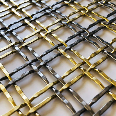 Sopes de malha metálica de aço inoxidável sofisticada espessura de malha de 3,3 mm para portas de armário