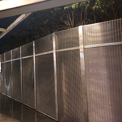 Rectangular Painéis de malha de aço inoxidável mercado com resistência ao desgaste