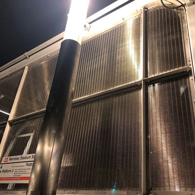 Rectangular Painéis de malha de aço inoxidável mercado com resistência ao desgaste