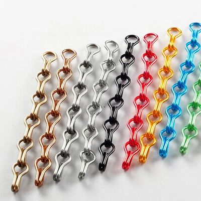 Amostra Grátis Alumínio Chain Fly Screen Boa ventilação Alta Durabilidade