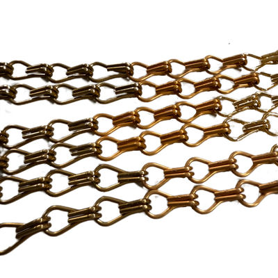 Fácil Instalação Custom Chain Link Alumínio Chain Fly Screen Perfeito para padrões de cortina personalizados