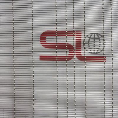 Rede de aço inoxidável vidro laminado espaços modernos divisórias decorativas paredes teto acentos ISO corte personalizado
