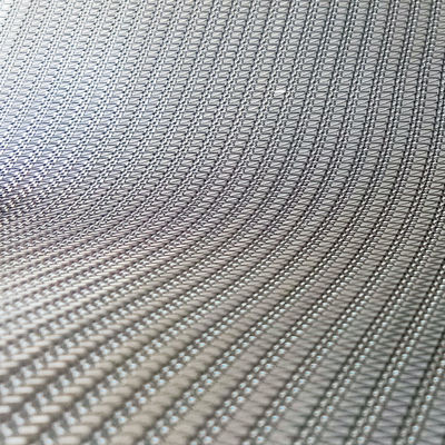 Tecido de malha de arame de aço inoxidável laminado de vidro arquitectónico para divisores de espaço modernos e revestimentos de parede