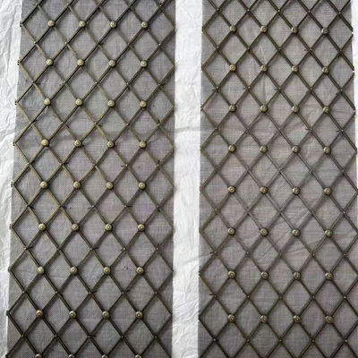 0.6m-2.4m Largura Grades de malha de arame decorativa para porta de armário
