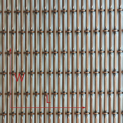 Superiores Econômico Ambiental Weft Pitch 17,5 mm Decorativo Tecido de fios de malha