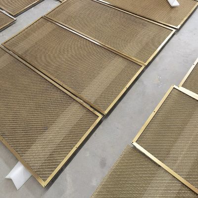 Grelha de diamante personalizada Rede de arame tecido com diâmetro de tecelagem de 1,2 mm × 2 mm