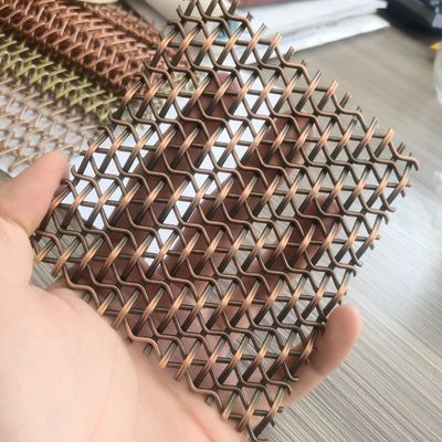 5mm Warp Pitch Decorative Wire Mesh Grilles Perfeito Estilo E Função Cabinet Doors