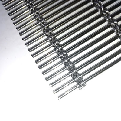 Ecrã de malha metálica tecida de aço inoxidável 3D decorativo para design artístico de teto