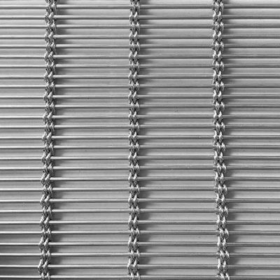 Ecrã de malha metálica tecida de aço inoxidável 3D decorativo para design artístico de teto