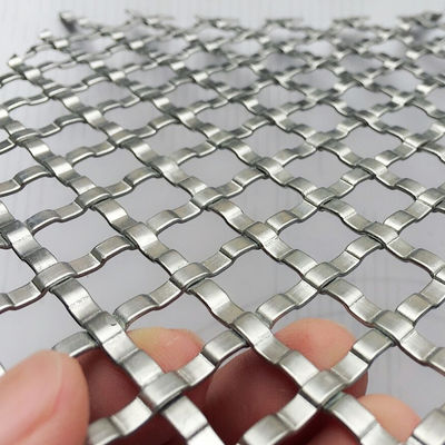 Painéis de malha metálica de aço inoxidável para interiores e exteriores