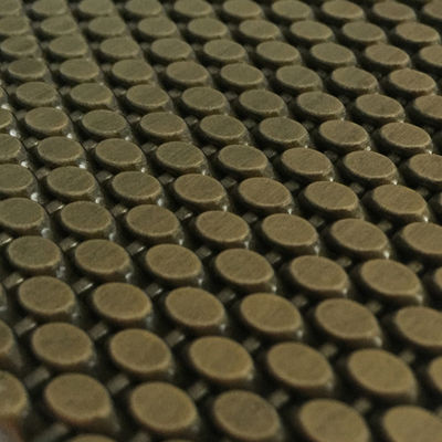 Painéis de malha de metal inoxidável de corte a laser personalizados para sinalização de marca externa fachadas modernas