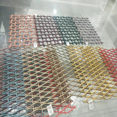 Grelhas decorativas de malha de alumínio de 18 mm para portas de armários