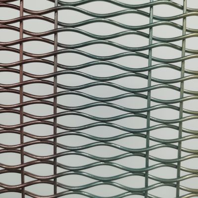 Grelhas decorativas de malha de alumínio de 18 mm para portas de armários