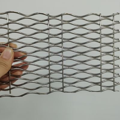Personalização Residencial Decorativo Tecido de fios de malha 18mm Weft Pitch