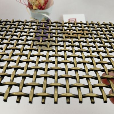 42.2% Área de Abertura Grades Ornamentais de Arame Limpas Sem Óleo Personalizáveis para Industrial