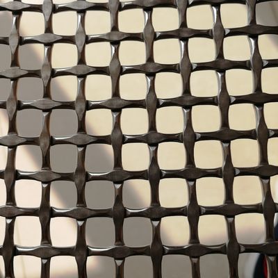 Malha tecida de diamante certificada ISO9001, 42,2% de área aberta para uso industrial pesado