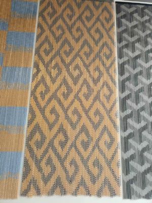 Ecrã de mosca de cadeia de alumínio personalizado com trilhos e outros acessórios