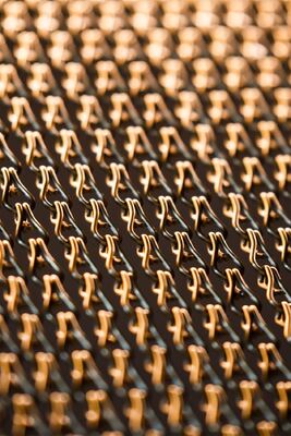 12x24mm Tamanho de cadeia Cortina de alumínio com 60% de área aberta e 1,2mm de diâmetro de fio para proteção contra insetos