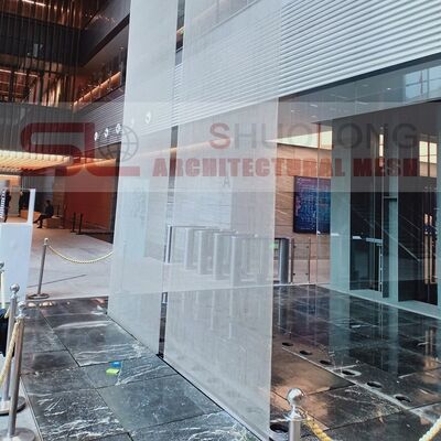 Painel de Malha Arquitetônica de Aço Inoxidável Feito à Mão Resistente à Corrosão com Tamanho de Abertura Personalizável para Fachadas e Interiores