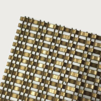 Largura redonda de malha metálica arquitetônica personalizada Personalizada para fachadas de edifícios modernos Design de interiores e aplicações exteriores