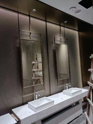 Customized Width Architectural Metal Mesh Expanded Mesh Type Aluminum Panels for Commercial and Industrial Applications