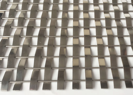 Malha de aço inoxidável de Mesh For Architectural Woven Wire do fio decorativo do design de interiores