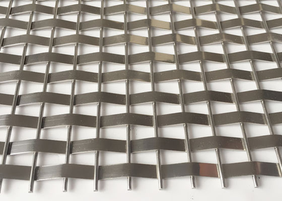 Malha de aço inoxidável de Mesh For Architectural Woven Wire do fio decorativo do design de interiores
