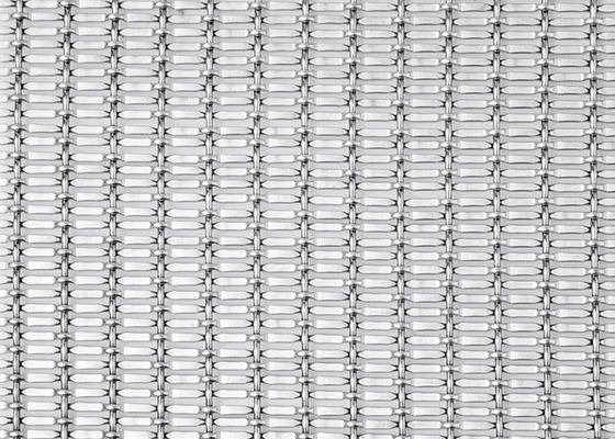 Divisores de sala decorativos tecidos 5mm do metal de Mesh Fabric 15m do metal do chapeamento do titânio