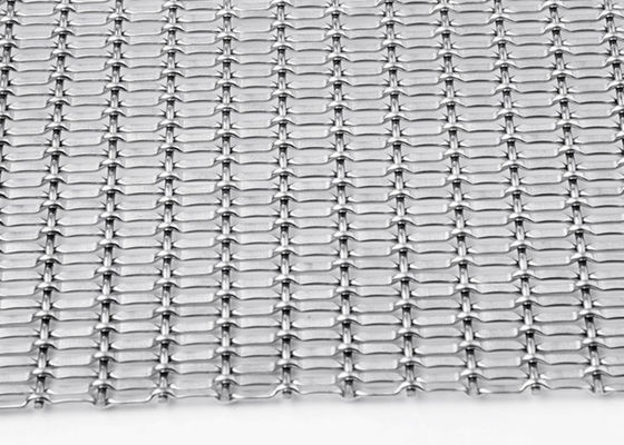 Divisores de sala decorativos tecidos 5mm do metal de Mesh Fabric 15m do metal do chapeamento do titânio