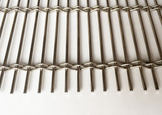 SS304 tecem claramente a fachada exterior decorativa do metal para a rede de arame tecida arquitetónica