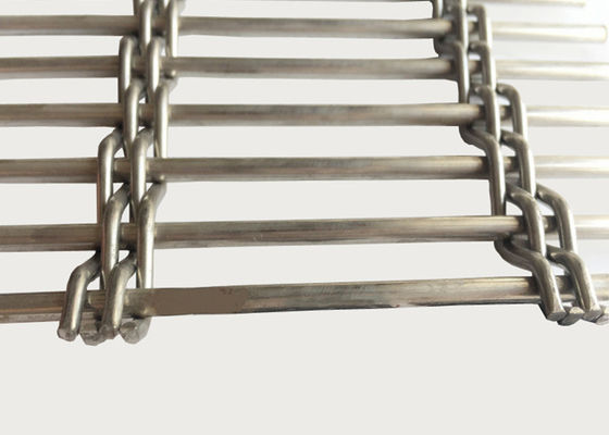 Planície dos SS 316 para tecer a mobília interior do metal decorativa para a rede de arame tecida arquitetónica