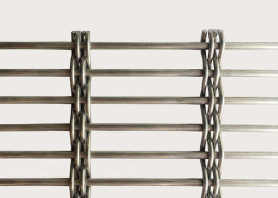 Planície dos SS 316 para tecer a mobília interior do metal decorativa para a rede de arame tecida arquitetónica