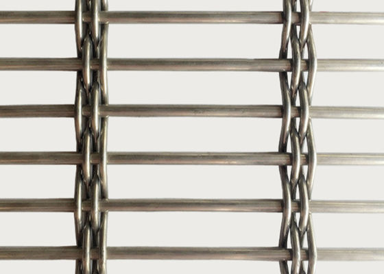 Planície dos SS 316 para tecer a mobília interior do metal decorativa para a rede de arame tecida arquitetónica