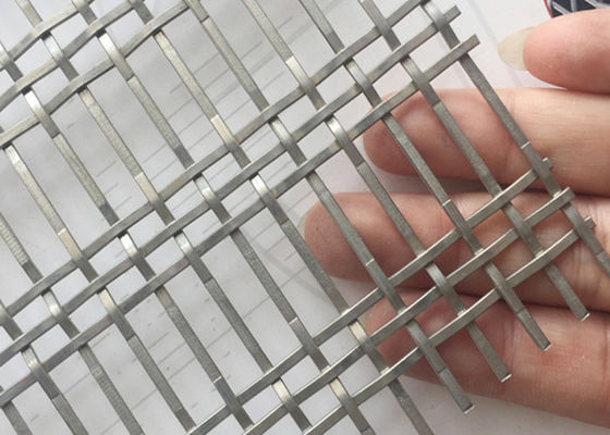 Atualização do Projeto Reverso Dutch Weave Arquitetônico Woven Wire Mesh Certificação ISO9001-2015