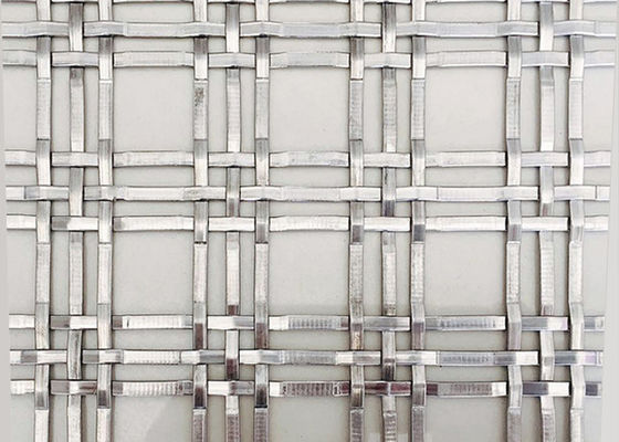 1" x1” fio tecido arquitetónico decorativo Mesh Triple Flat Anti Impact