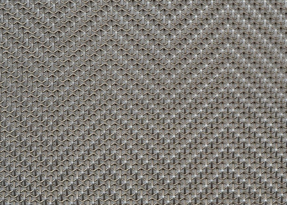 4.5mm fez malha o fio tecido arquitetónico Mesh Panels Purity Titanium