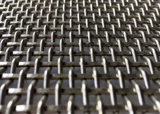 a planície de dobra de 10ft tece o revestimento de Mesh Antiwear Stainless Steel Facade do fio