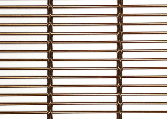 Revestimento de aço inoxidável de Mesh Curtain Plain Weave Nano da grade de Rose Gold 10ft