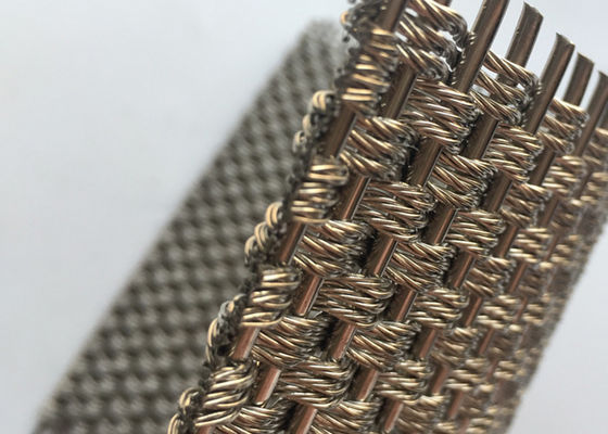 Fio tecido arquitetónico decorativo frisado Mesh Anti Corrosion de 5.5mm