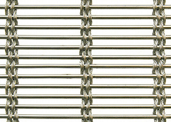 SHUOLONG Mesh Cladding Panels Anti Collision tecido de aço inoxidável interior