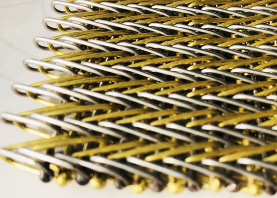 O bronze SS316 tece a espiral Mesh Belt 3m